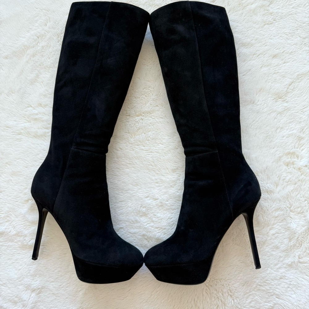 Sergio Rossi women suede boots size 38,5 EU Authentic